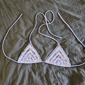 Victoria's Secret Sequins Bikini Top